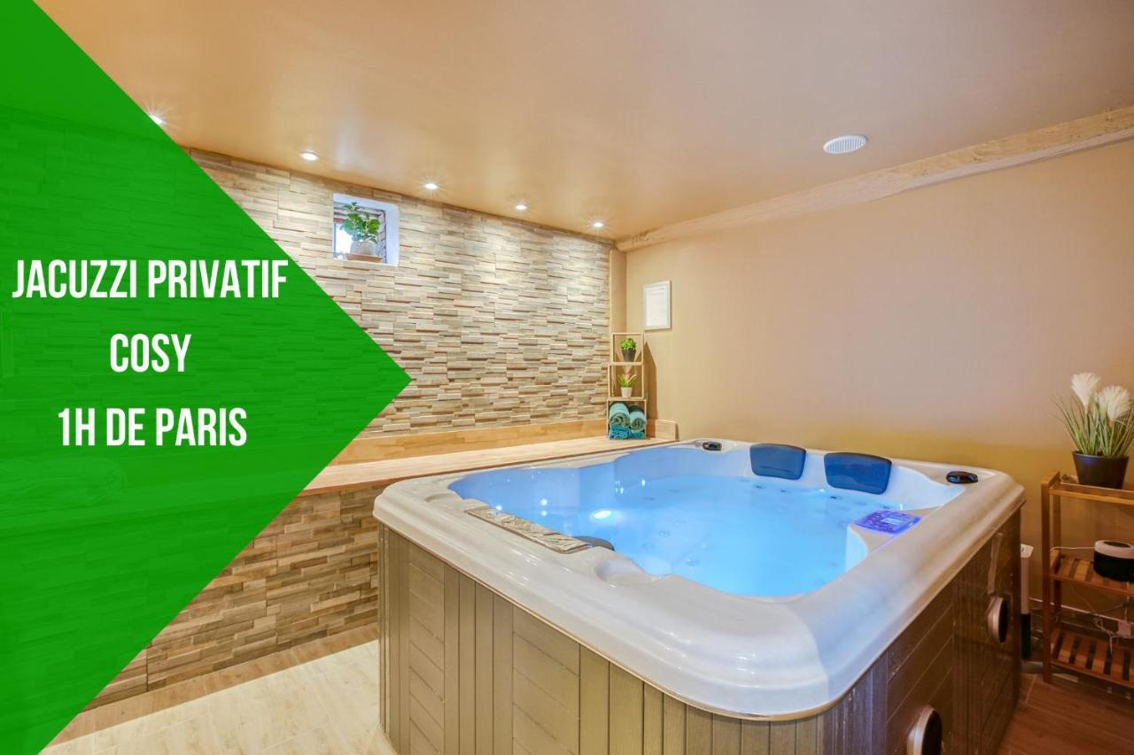 Gite La Fontaine -Cozy-1H De Paris -Jacuzzi Privatif La Boissiere  Exteriör bild